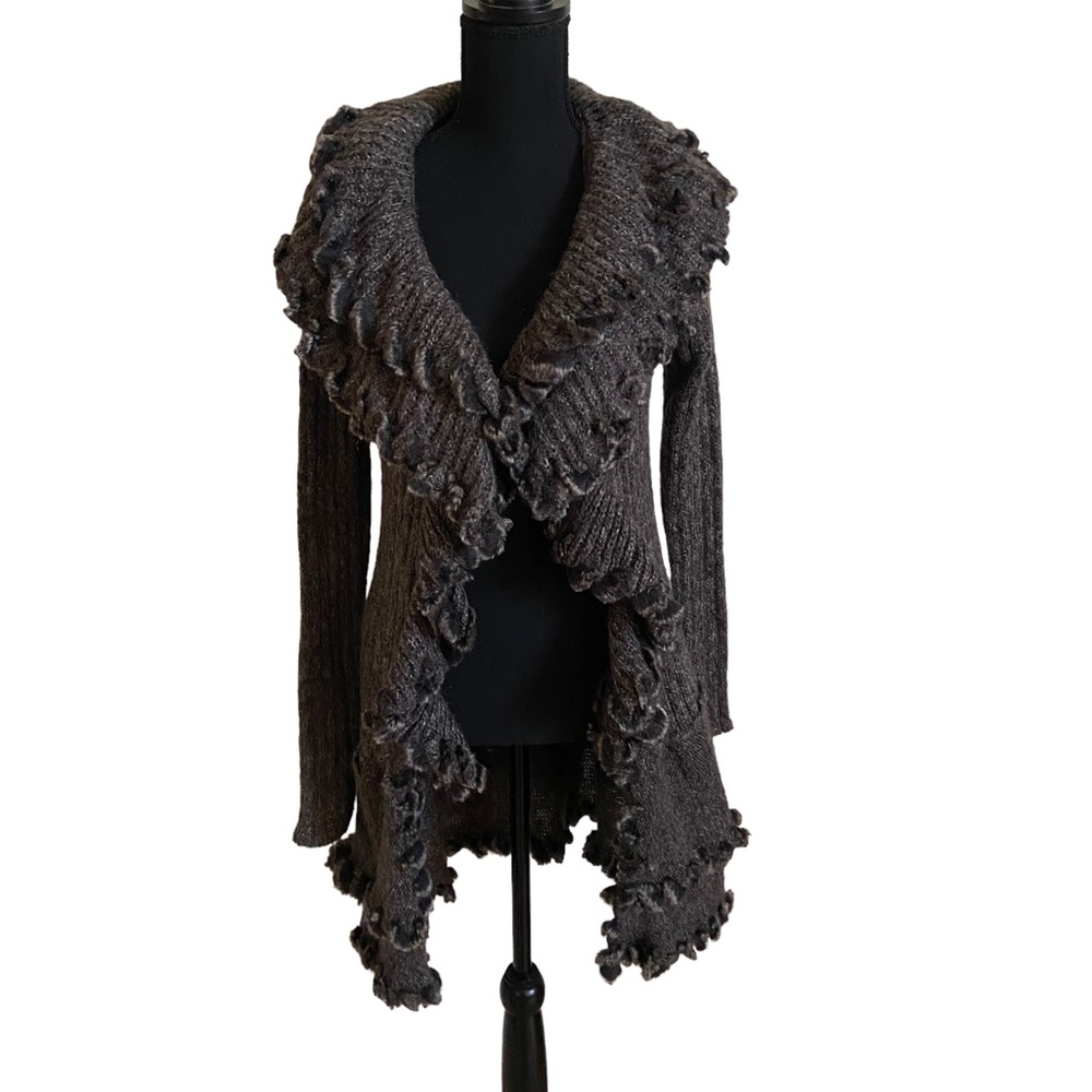 Gorgeous Ruffled Cardigan Sweater